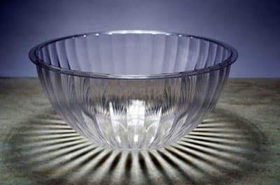 ENSALADERA DE CRISTAL FACETADA